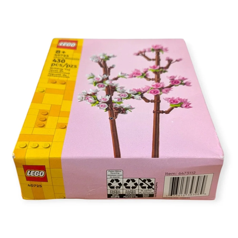 LEGO Cherry Blossoms 40725 Botanical Collection Building Set 430 Pieces Pink‎